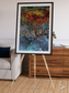 Geometric Fields, Eastern Kazakhstan Framed & Mounted Print
