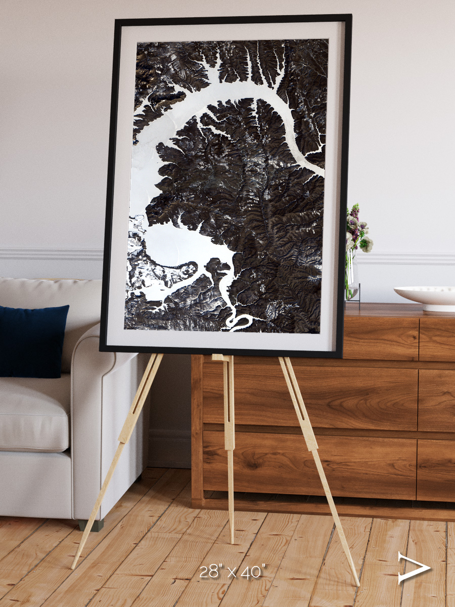 Dragon Lake, Siberia Framed & Mounted Print