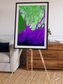 Delta Mosaic, Ganges River Delta Framed & Mounted Print