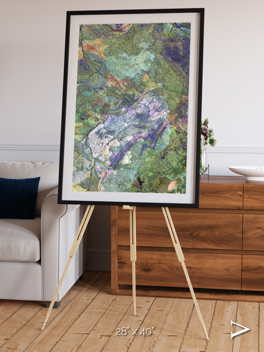 Sands in Motion, Great Sandy Desert Framed & Mounted Print