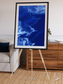 Wind Signatures, Ice Stars Framed & Mounted Print