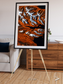 Striped Coast, Eyjafjörður Framed & Mounted Print