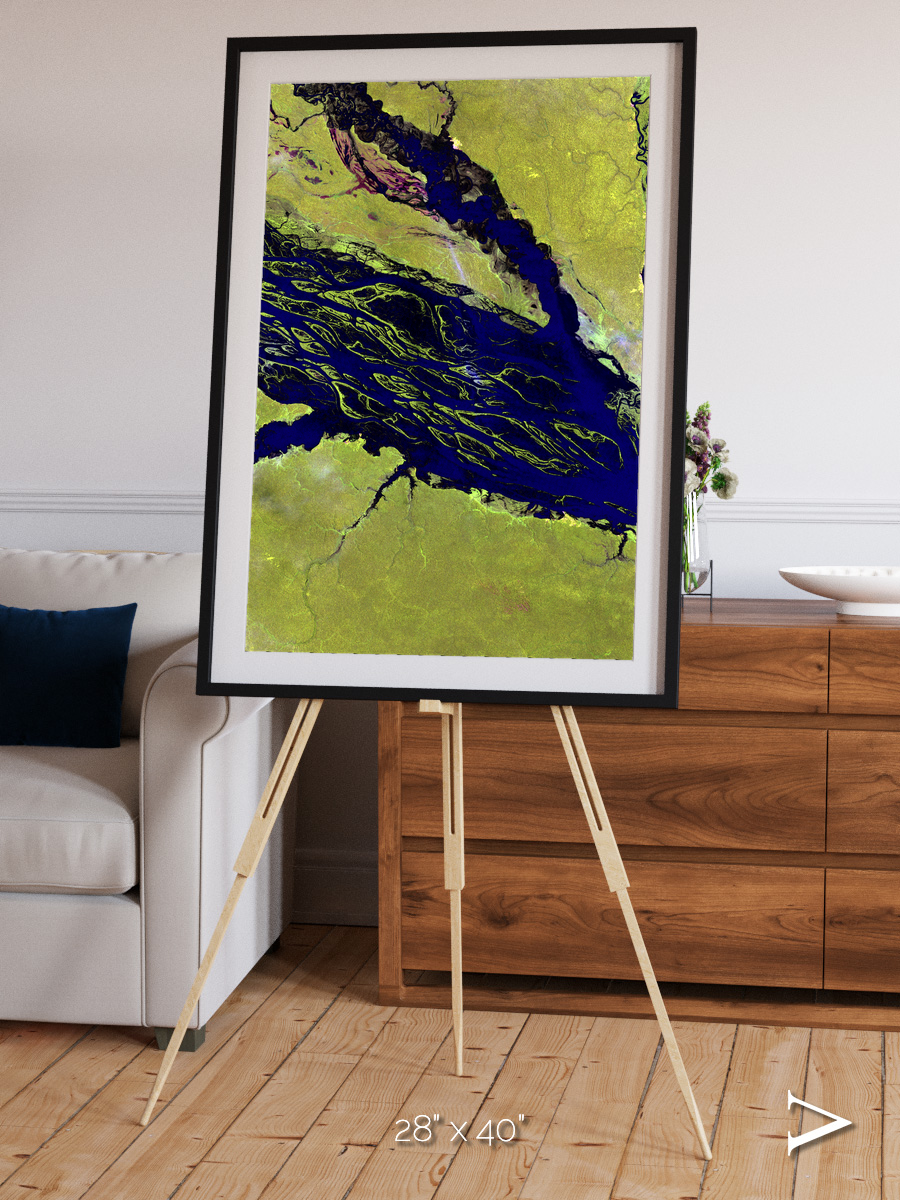 Painted Archipelago, Jau Park Framed & Mounted Print