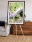 Folded Ridges, Kilimanjaro Framed & Mounted Print
