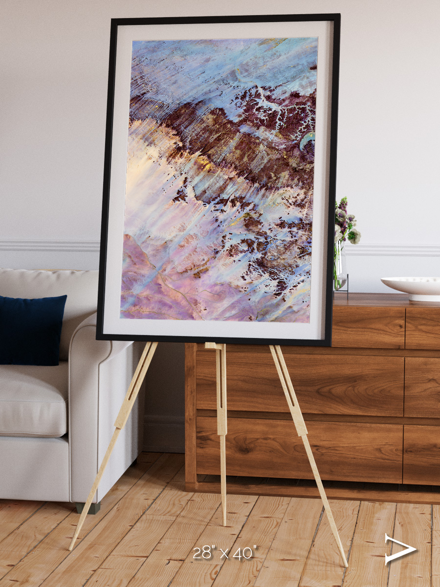Storm and Stillness, Gweni-Fada Framed & Mounted Print