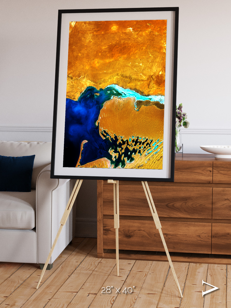 Coastal Phantom, Dardzha Peninsula Framed & Mounted Print