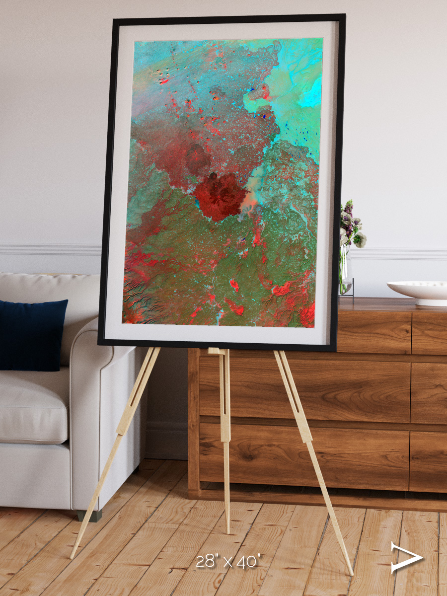 Shifting Dunes, The Syrian Desert Framed & Mounted Print