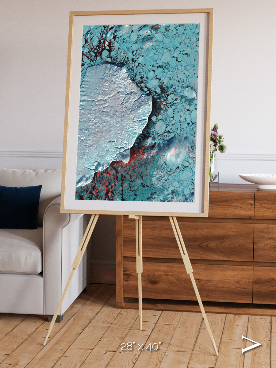 Island Sanctuary, Akpatok Island Framed & Mounted Print