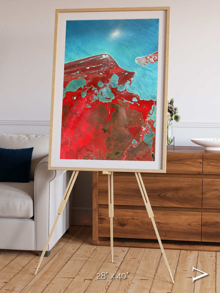 Remote Shores, Campeche Framed & Mounted Print