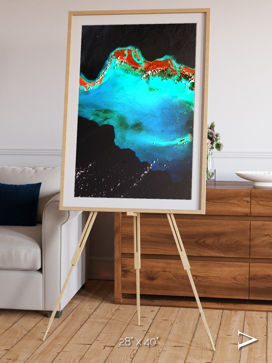Arctic Outpost, Caribbean Luxury Framed & Mounted Print