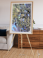 Lava Lines, Chilean Volcanoes Framed & Mounted Print
