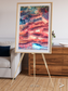 Fractured Earth, Western China Framed & Mounted Print