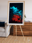 Island Sanctuary, Ghostly Grease Ice Framed & Mounted Print