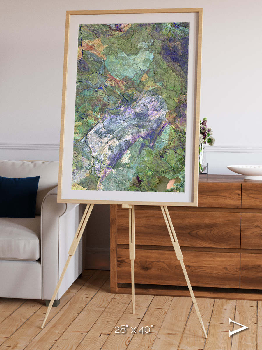 Sands in Motion, Great Sandy Desert Framed & Mounted Print