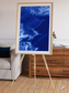Wind Signatures, Ice Stars Framed & Mounted Print