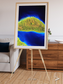 Coastal Fragments, Island Rebound Framed & Mounted Print