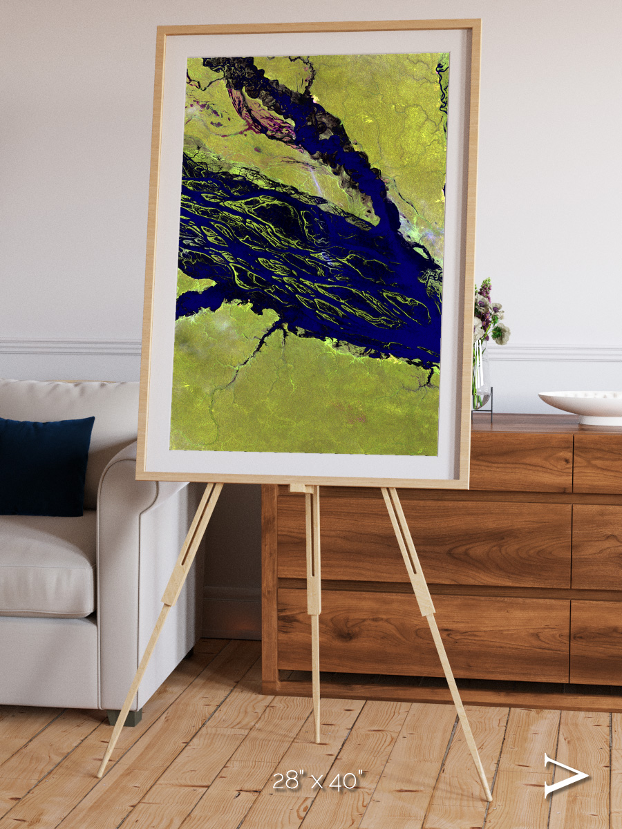 Painted Archipelago, Jau Park Framed & Mounted Print