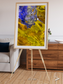 Saline Patterns, Lake Disappointment Framed & Mounted Print