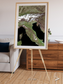 Tidal Patterns, Mediterranean Sea Framed & Mounted Print