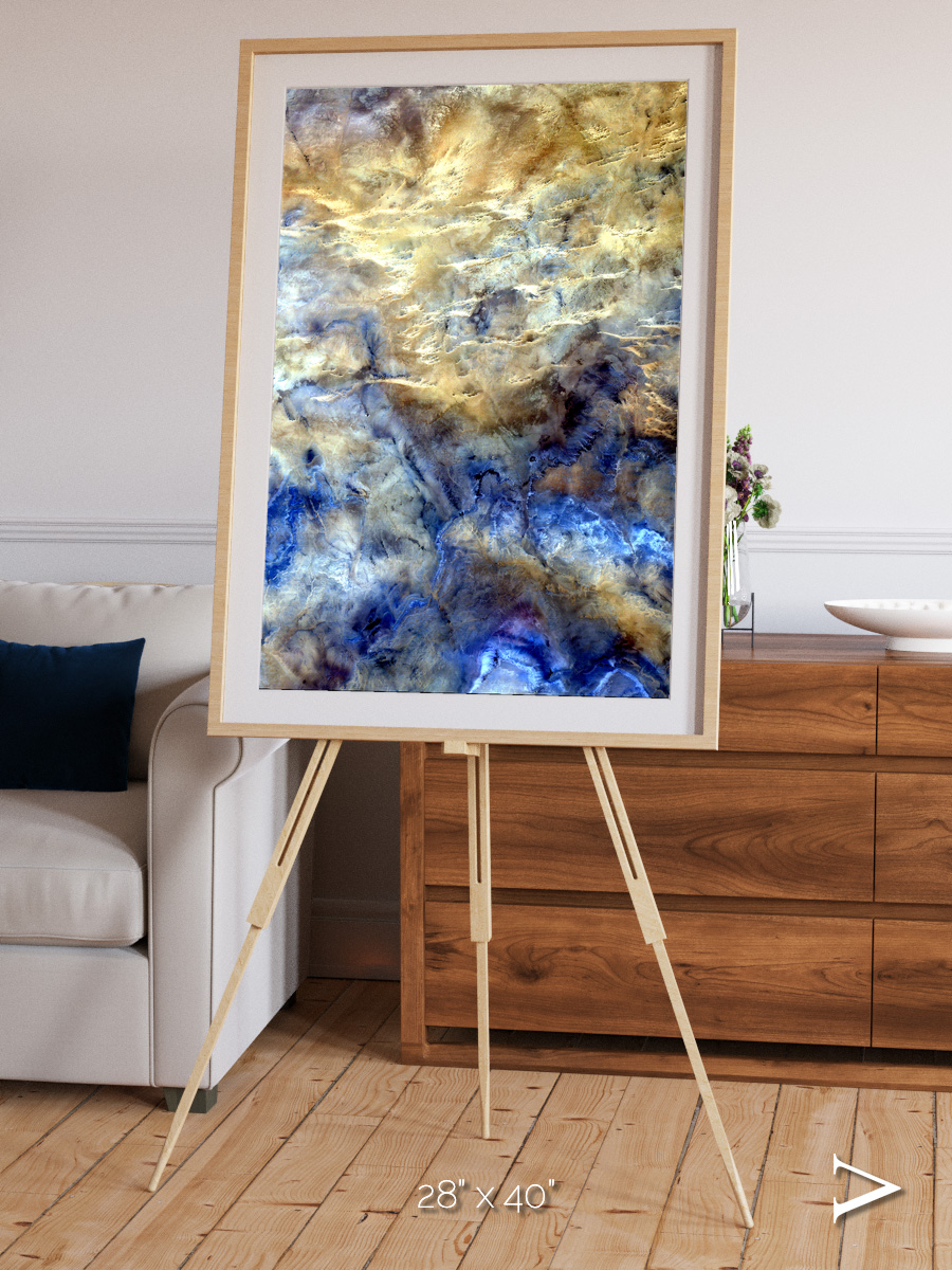 Heat Scars, No Mans Land Framed & Mounted Print