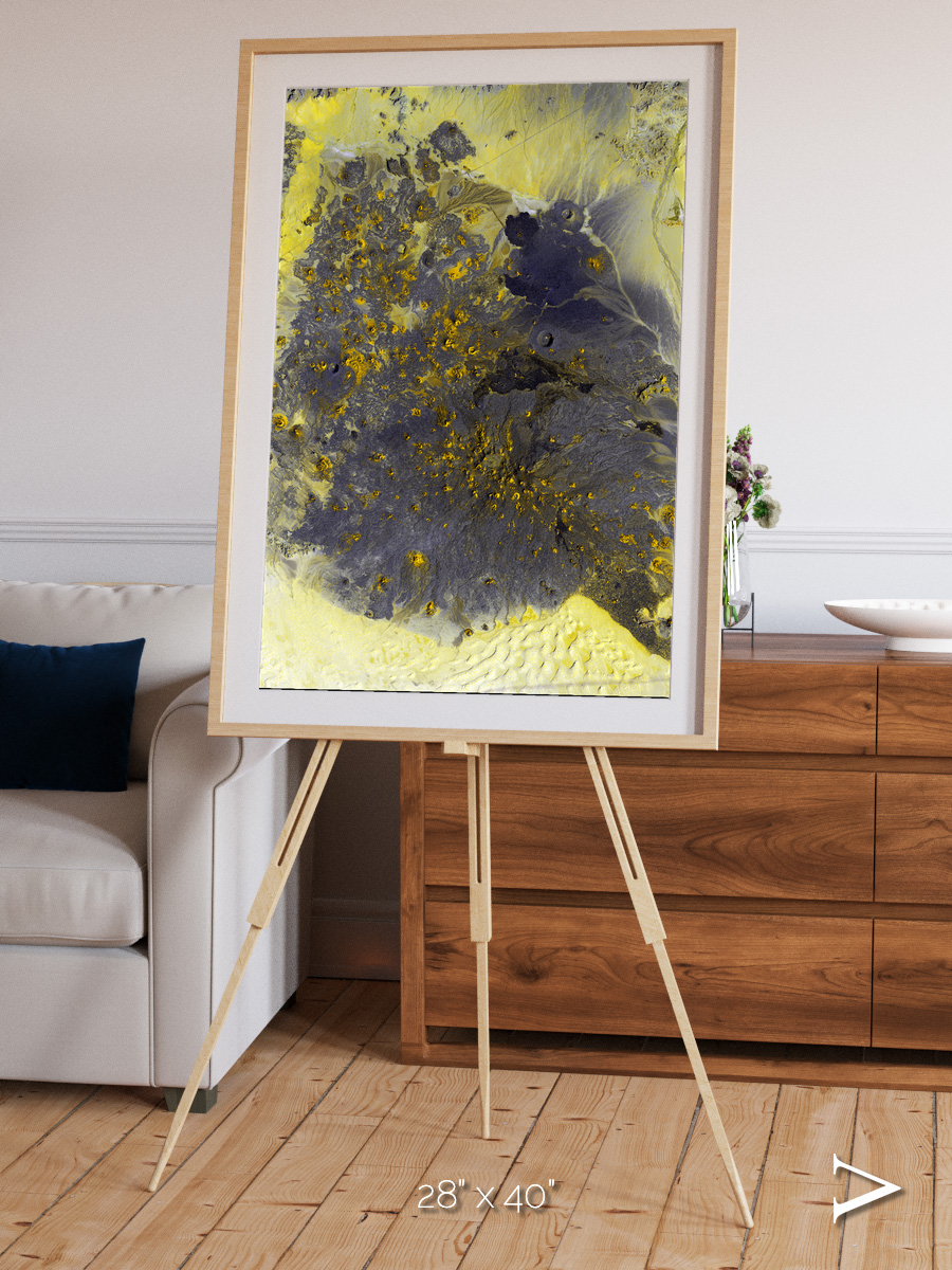 Dormant Giants, Pinacate Volcano Field Framed & Mounted Print