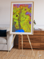 Glacial Ribbons, Chaunskaya Bay Framed & Mounted Print