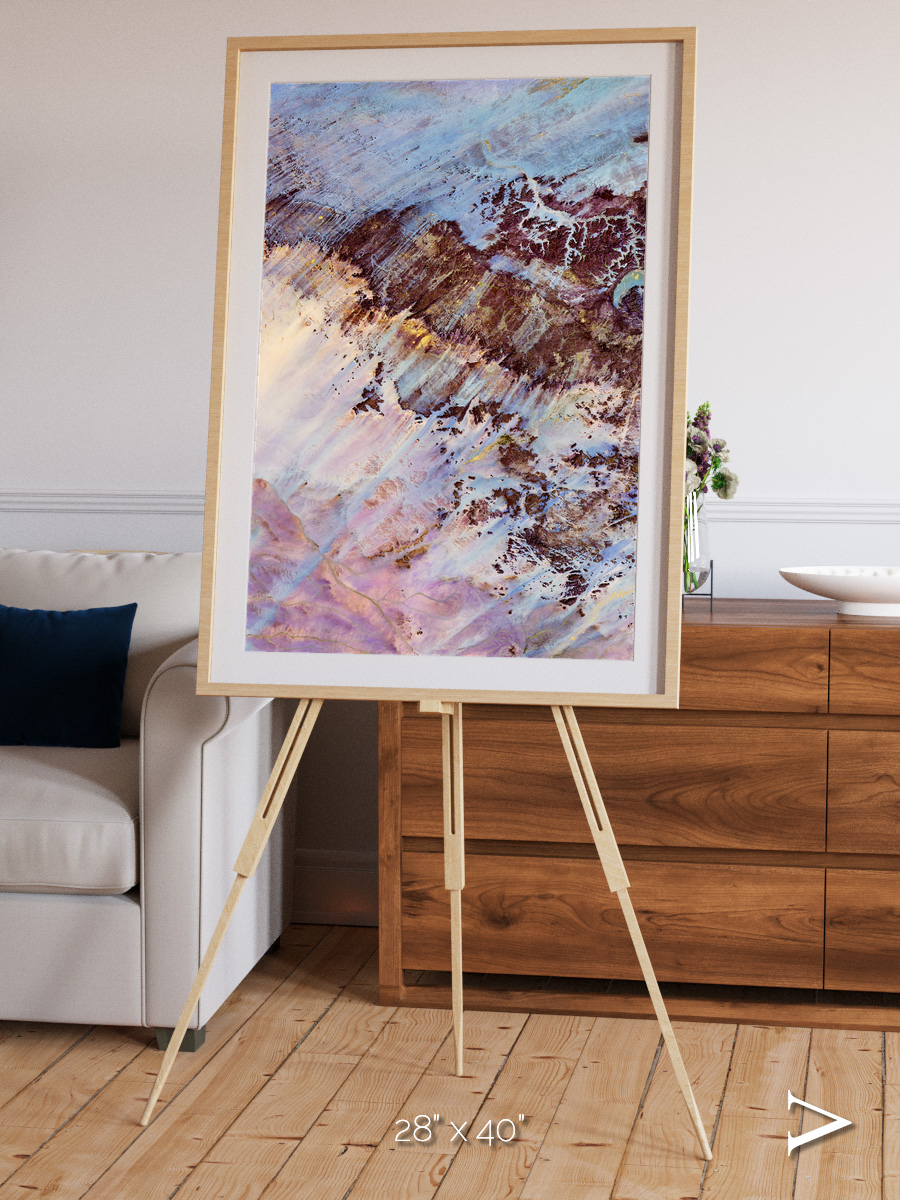 Storm and Stillness, Gweni-Fada Framed & Mounted Print