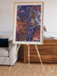 Geologic Tapestry, Asharah Fault Zone Framed & Mounted Print