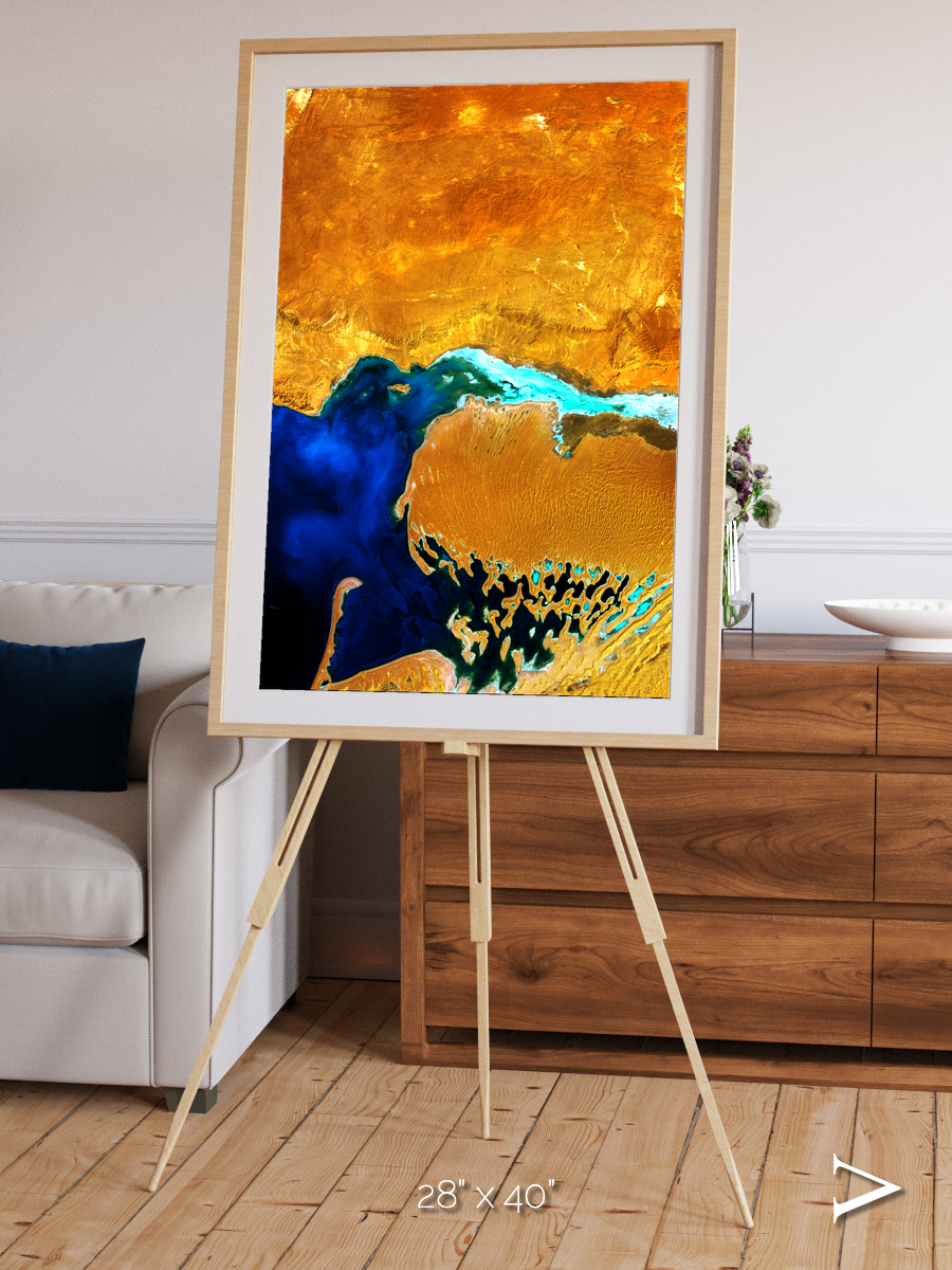 Coastal Phantom, Dardzha Peninsula Framed & Mounted Print