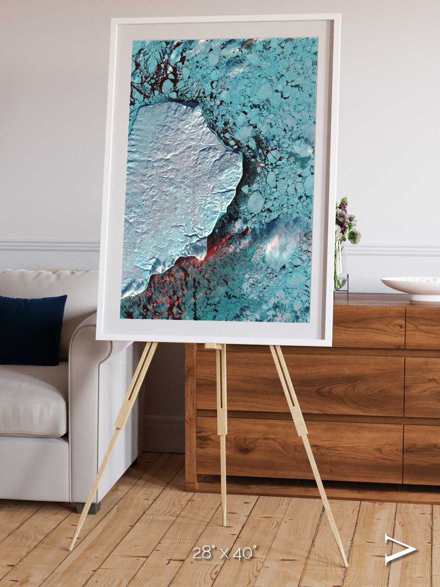 Island Sanctuary, Akpatok Island Framed & Mounted Print