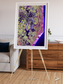 Wetland Mosaic, Cabo San Antonio Framed & Mounted Print
