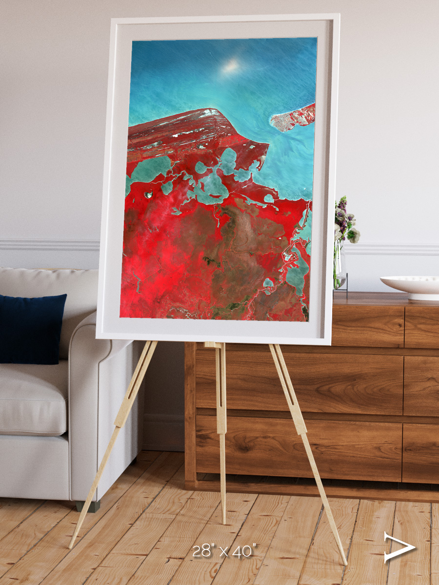 Remote Shores, Campeche Framed & Mounted Print