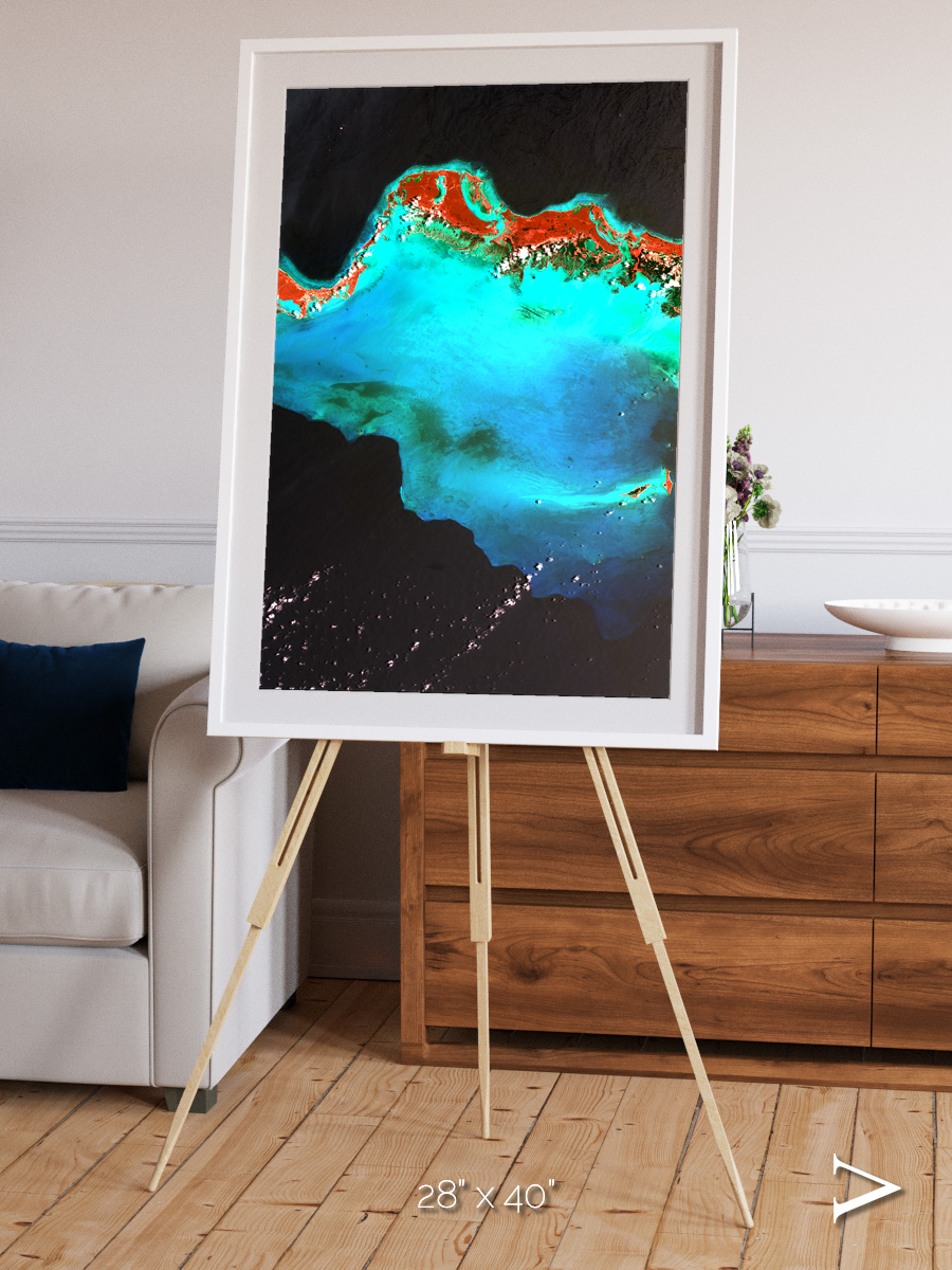 Arctic Outpost, Caribbean Luxury Framed & Mounted Print