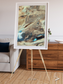Saline Patterns, Dasht-e Kevir Framed & Mounted Print