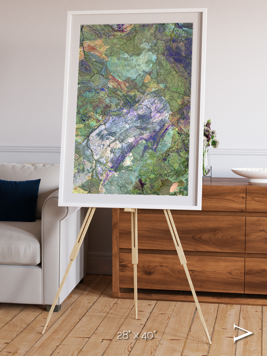 Sands in Motion, Great Sandy Desert Framed & Mounted Print