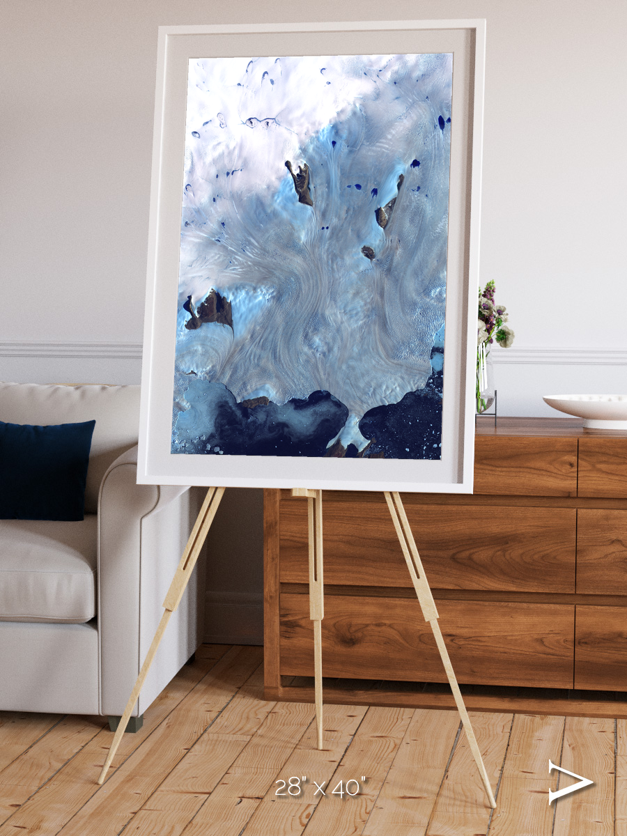 Waterways, Greenland Coast Framed & Mounted Print