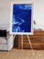 Wind Signatures, Ice Stars Framed & Mounted Print