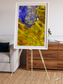 Saline Patterns, Lake Disappointment Framed & Mounted Print