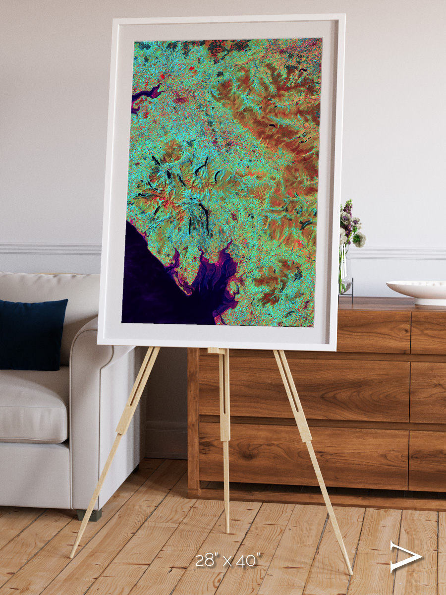 Polar Flow, Lake District Framed & Mounted Print