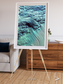 Ice River, Lambert Glacier Framed & Mounted Print