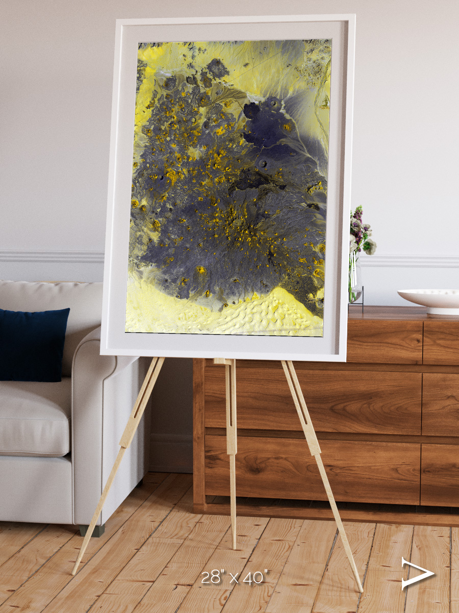 Dormant Giants, Pinacate Volcano Field Framed & Mounted Print