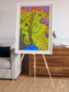 Glacial Ribbons, Chaunskaya Bay Framed & Mounted Print