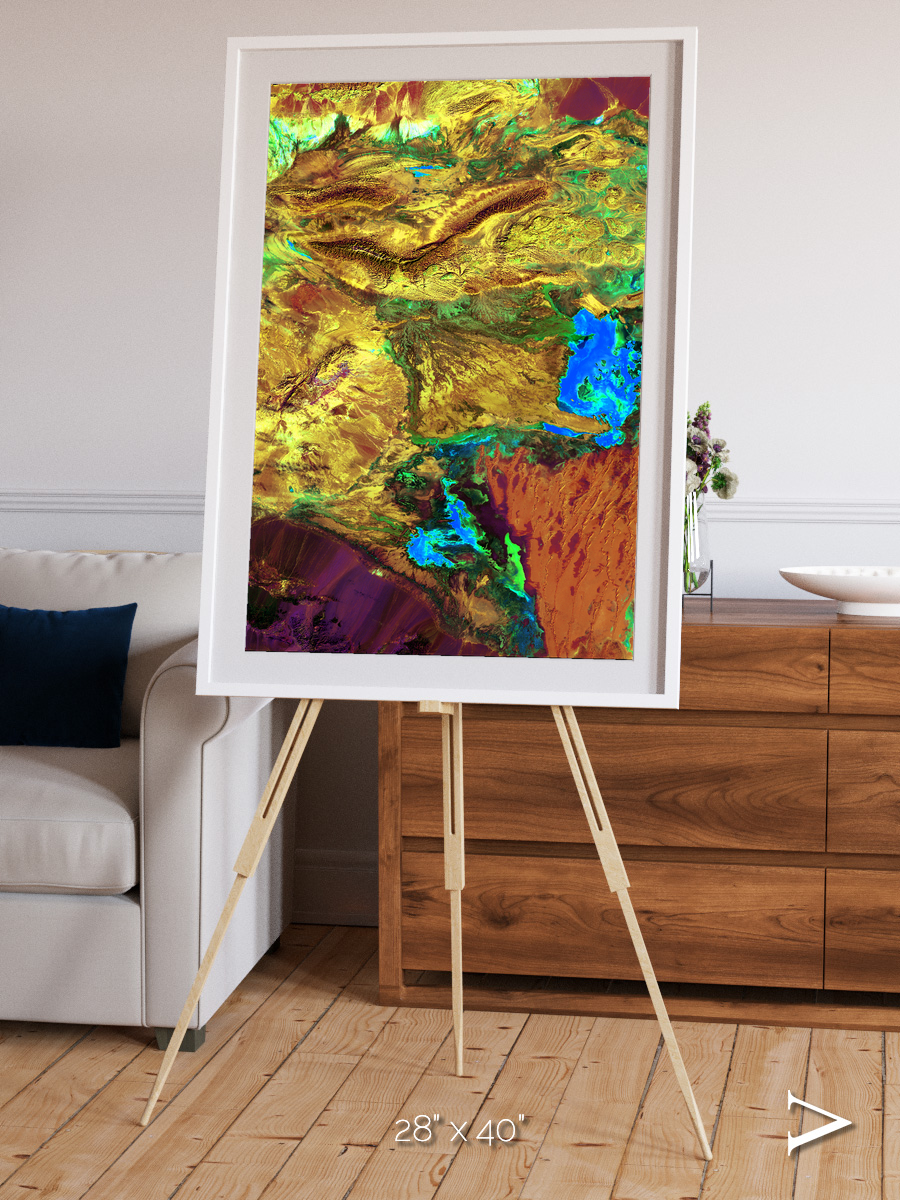 Salt and Storm, Dasht-e Kavir Framed & Mounted Print