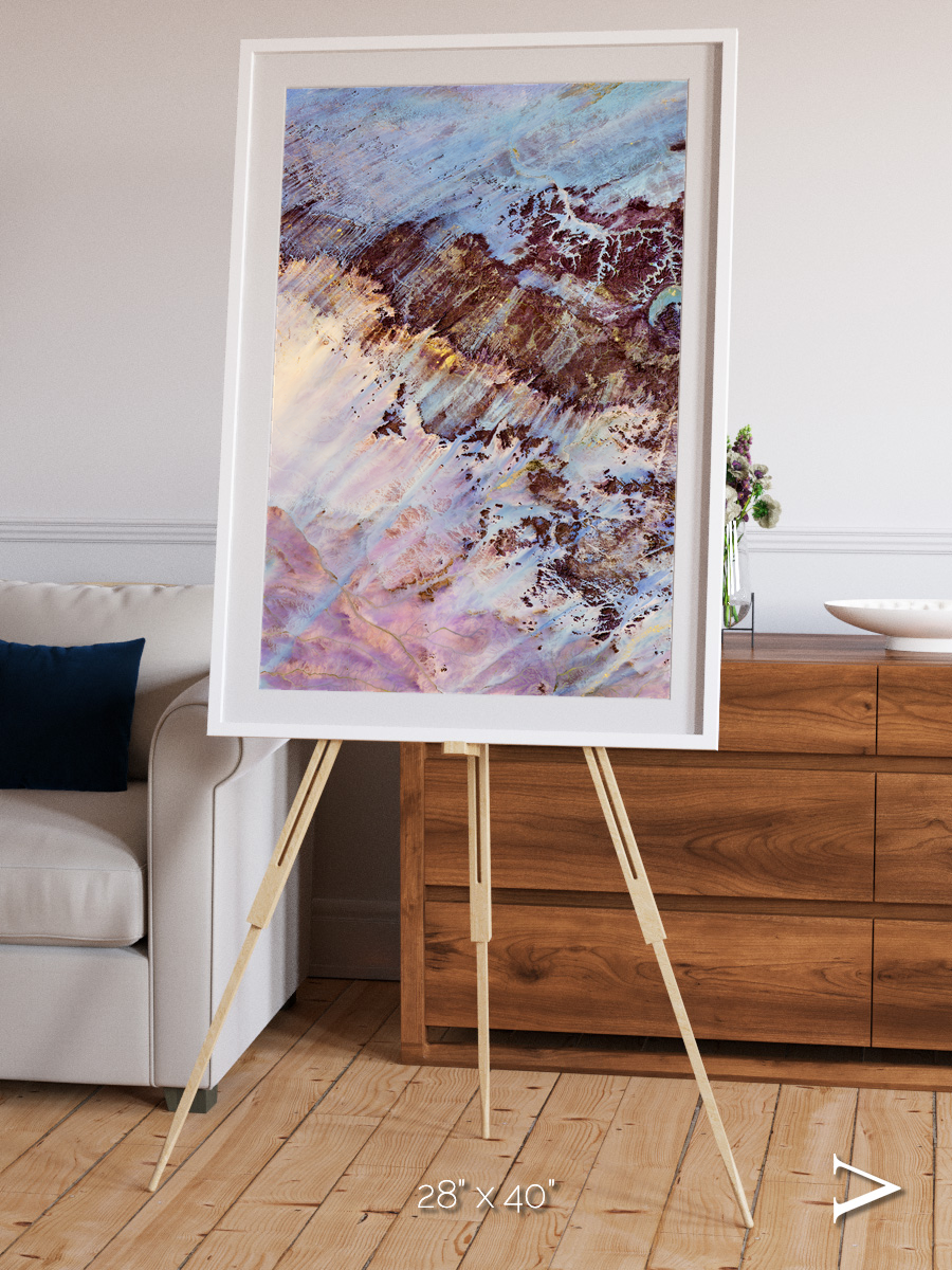 Storm and Stillness, Gweni-Fada Framed & Mounted Print