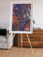 Geologic Tapestry, Asharah Fault Zone Framed & Mounted Print