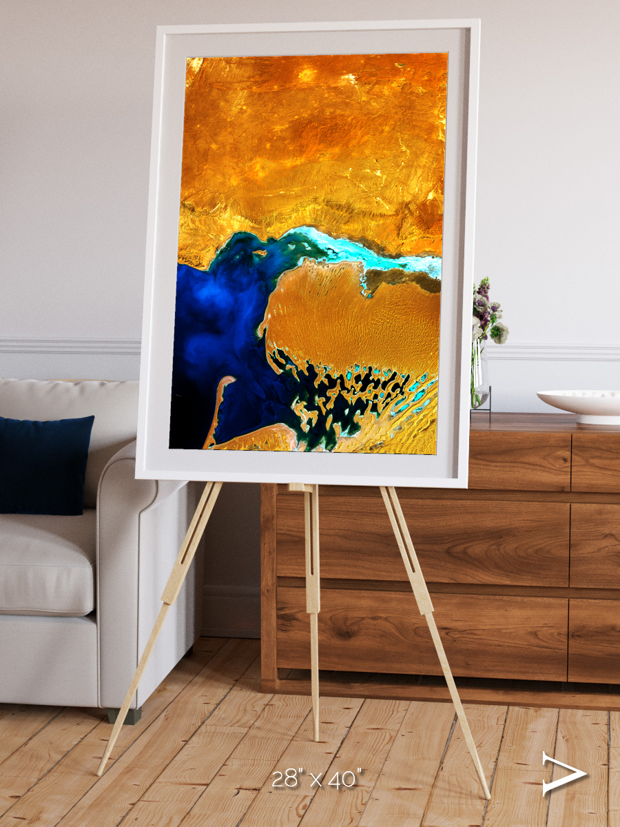 Coastal Phantom, Dardzha Peninsula Framed & Mounted Print