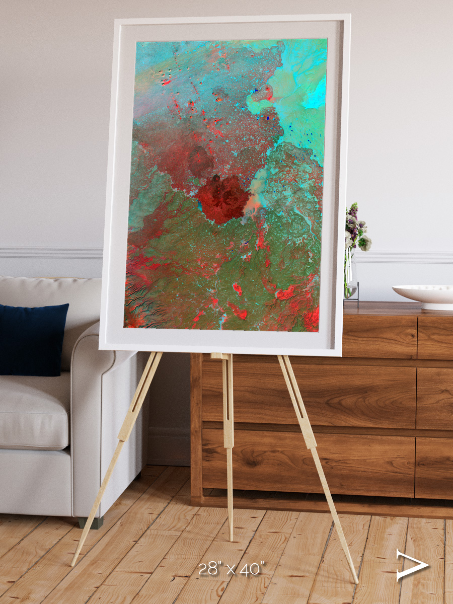 Shifting Dunes, The Syrian Desert Framed & Mounted Print