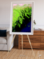 Delta Mosaic, Volga River Delta Framed & Mounted Print