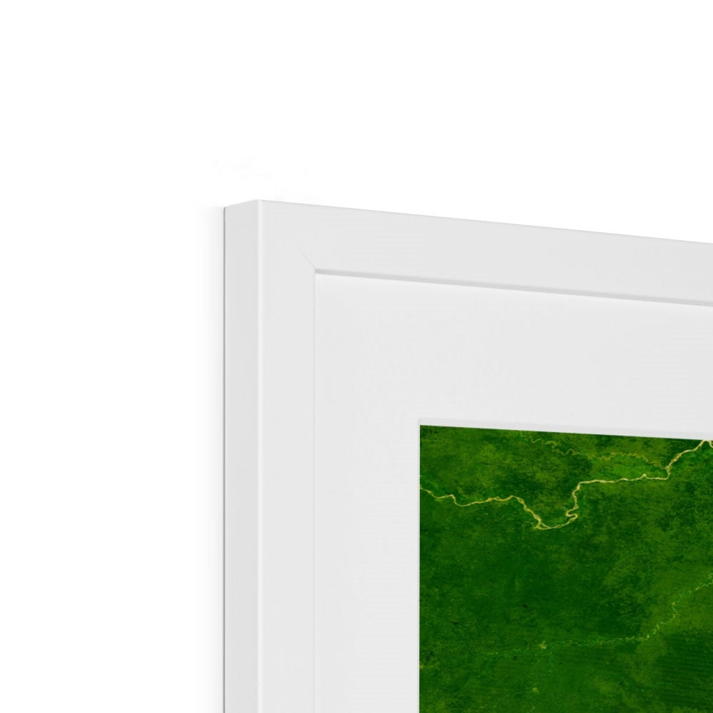 Ribbon River, South America Framed & Mounted Print
