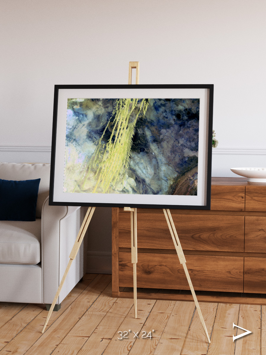 Shifting Sands, Algerian Abstract Framed & Mounted Print